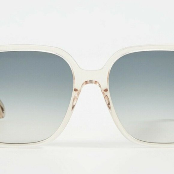 CHLOE WILLOW 56mm Oversized Square Sunglasses in Peach MSRP$420 Rare Find - Picture 7 of 12